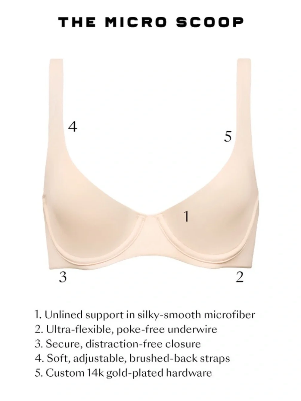 CUUP The Scoop Bra 34D Terracotta / Clay The Scoop - Microfiber Smooth Silky Bra